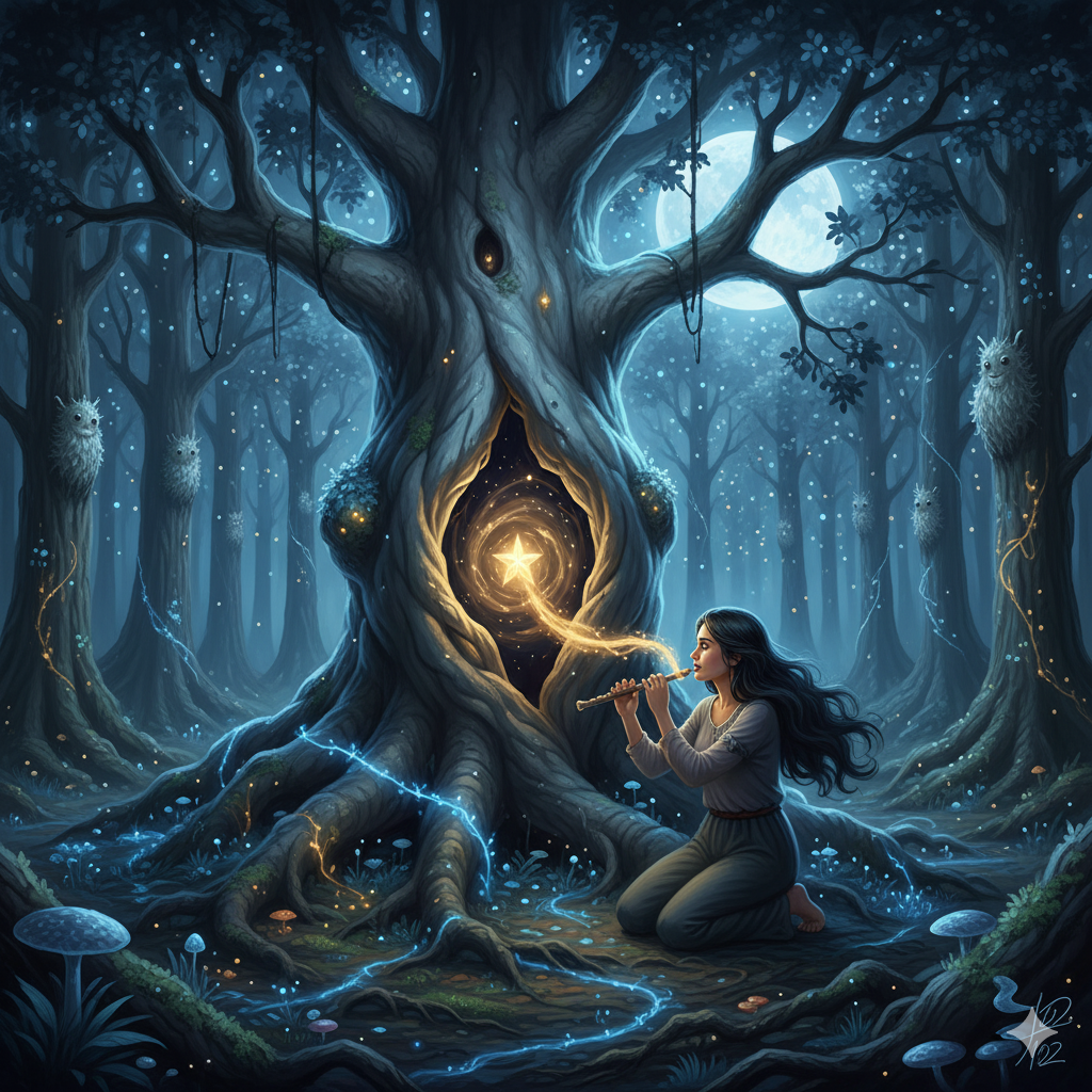 La fôret enchantée.